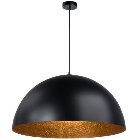 Lampada a sospensione Sfera nero rame Ø35 E27 Sigma