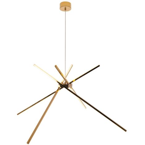 Lampada a sospensione Spider oro moderna LED 33W Maxlight