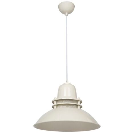 Lampada a sospensione stile industriale Tibet ASZ0870 colore crema
