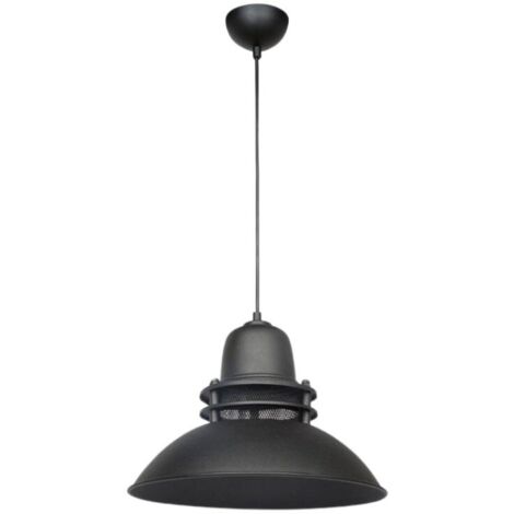 Lampada a sospensione stile industriale Tibet ASZ0871 colore nero