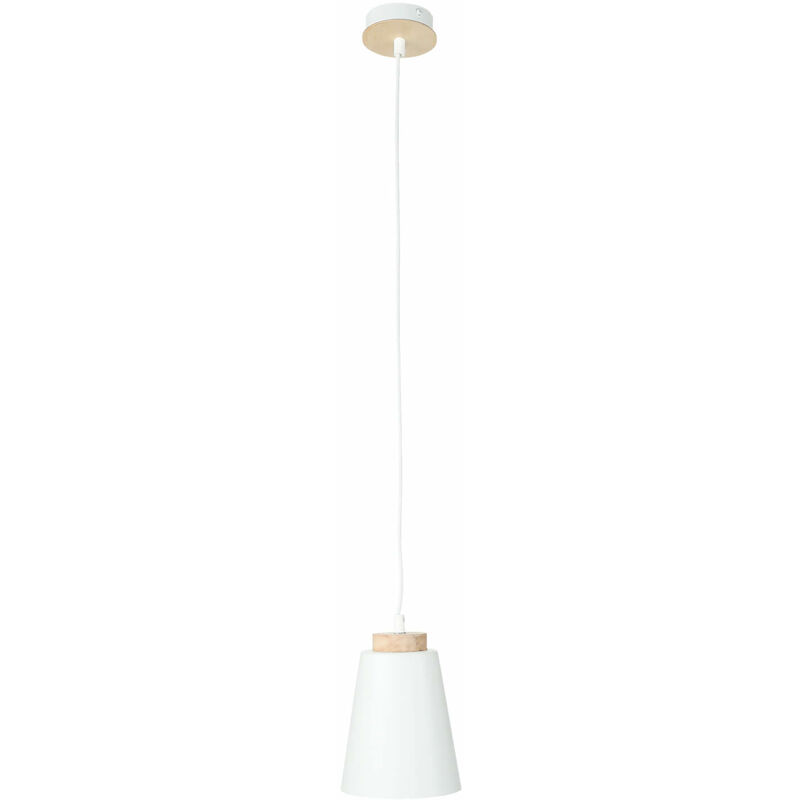 Image of Licht-erlebnisse - Lampada a sospensione dal design classico elegante stile moderno color bianco perfetta per Tavolo da pranzo. soggiorno roger