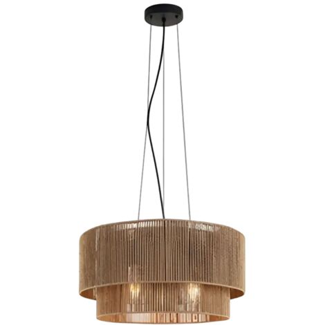 LAMPADA A SOSPENSIONE TOOLIGHT APP1837-1CP BLACK BROWN