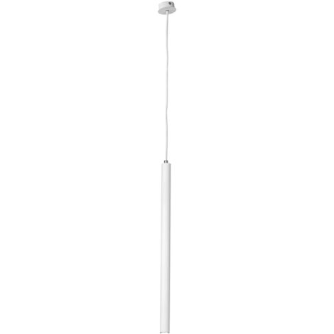 Lampada a sospensione TUBE in metallo D3 cm con fonte luminosa a LED BIANCO