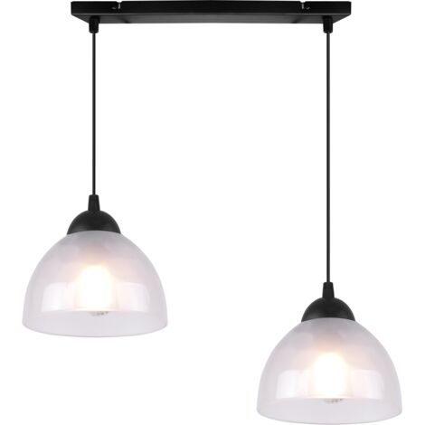 LAMPADA A SOSPENSIONE VENICE 2 LAMPADE PIANE MILK E27