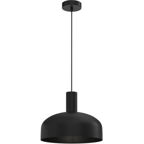 Lampada a sospensione VISBY NERO 1xE27