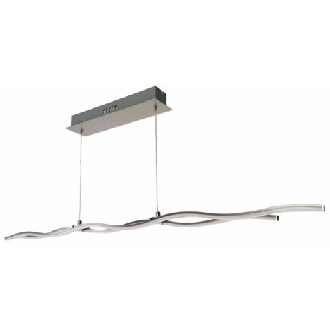 Lampada a sospensione Wave Line LED 10W grigio Reality