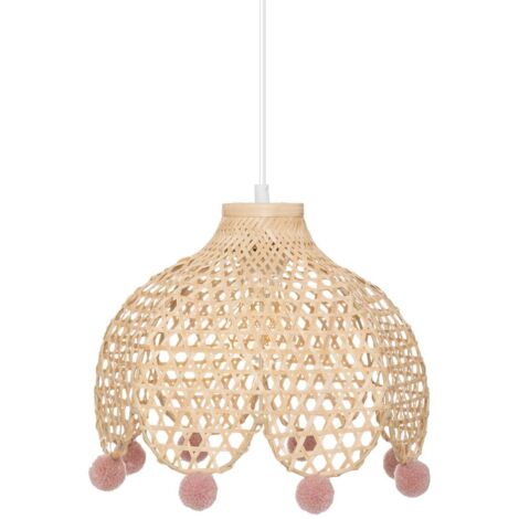 Lampada a sospensione week end à la campagne h.22cm bambù - Atmosphera créateur d'intérieur