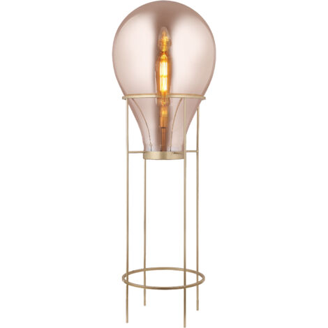 Lampada a Terra Lumineca Hatann L 50x158 cm Ambra
