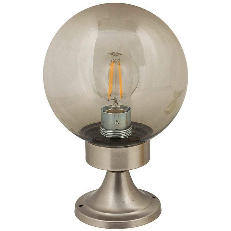 Lampada a zoccolo da giardino in ottone E27
