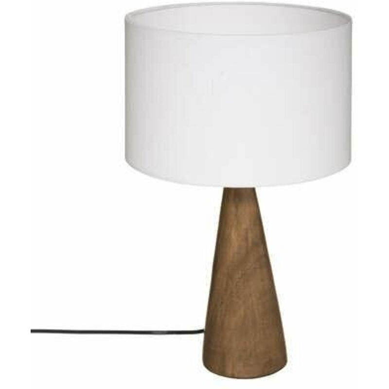 Lampada aina in legno bianco h46cm - Atmosphera créateur d'intérieur