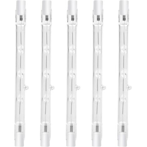 Lampada alogena a forma di matita, 100 W, 118 mm, R7s, dimmerabile, bianco caldo, 2800 K, R7s, lineare, 1500 lm, faretto, AC220–240 V, per illuminazione domestica, lavoro, sicurezza, illuminazione str
