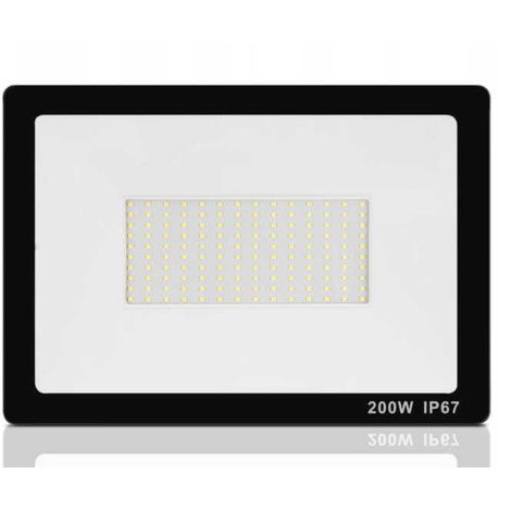Lampada alogena LED PREMIUM da 200 W per GARAGE, OFFICINA, GIARDINO, FARETTO