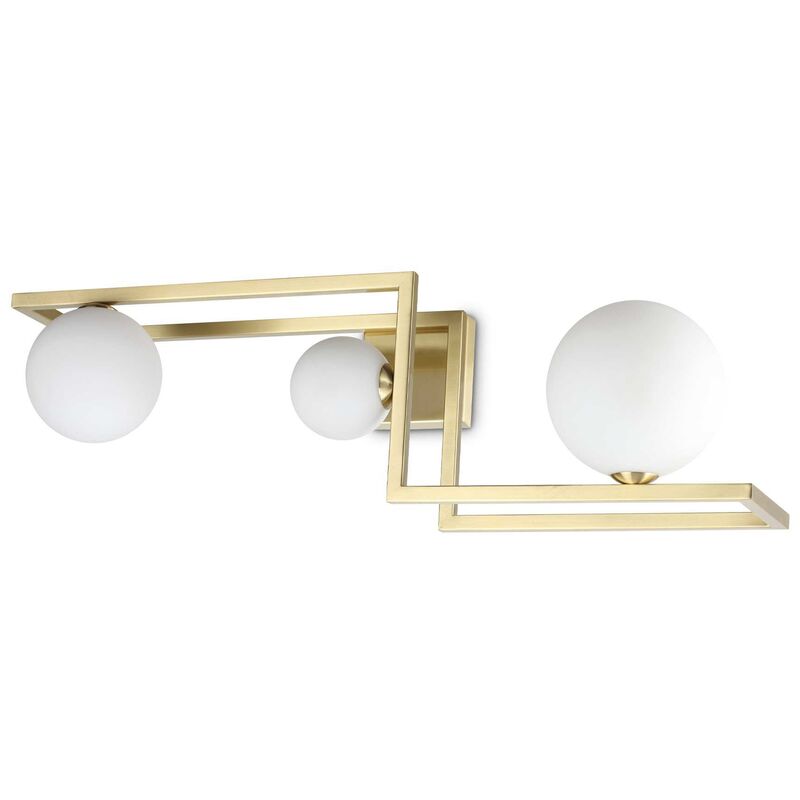Lampada Angolare in Ottone L 686 x H 250 x P 200
