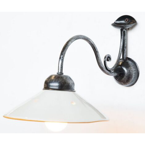 LAMPADA APPLIQUE ATMOSFERA FERRO BATTUTO LAPADE APPLIQUE LAMPIONE LANTERNE