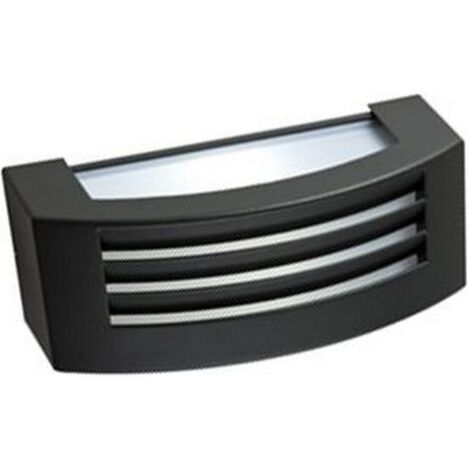 Lampada Applique con Griglia Colore Grigio per Esterno Linea Umbe Sovil