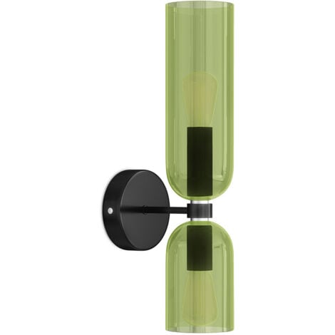 Lampada Applique da Parete - Cristallo e Metallo - Kren Verde