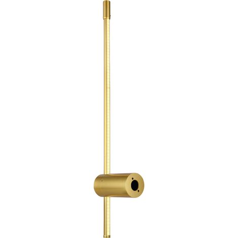 Lampada applique globo chasey, lampadina led inclusa 12w 75 lm, da parete, color oro, glb 78407-12b.