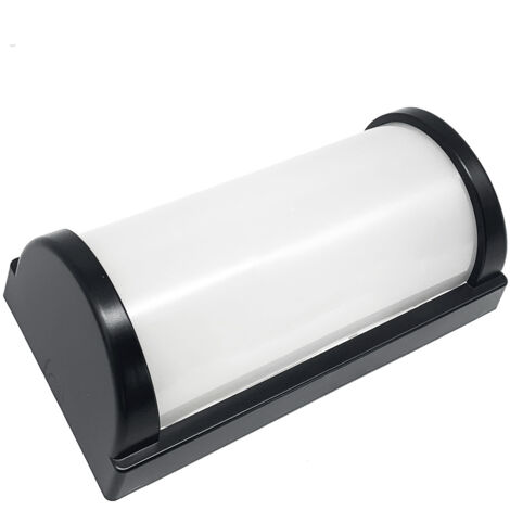 Lampada Applique LED 20w nera 220v IP65 illuminazione esterna per giardinoLuce Calda 3000k