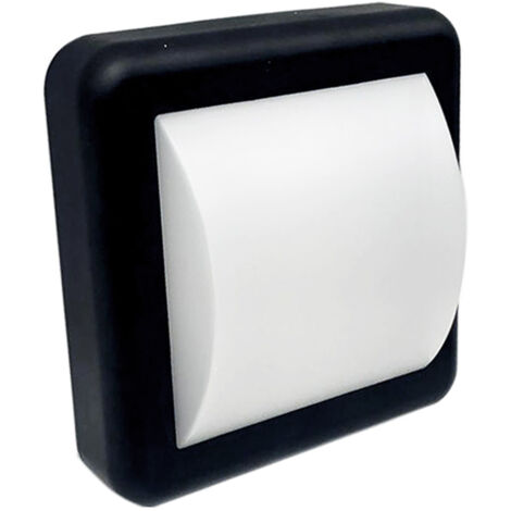 Lampada Applique LED 4w nera quadro 220v IP65 illuminazione esternaLuce Neutra Naturale 4200k
