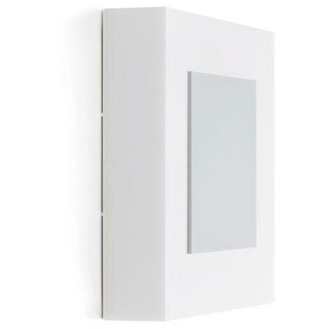 Lampada applique led lombardo art 250 mask, 17w, 2040 lumen, colore luce bianca naturale 4000k, colore decorazione grigio high tech. lom ll116103n