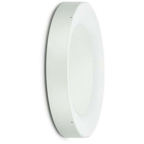 Lampada applique led lombardo ross 330, 25w, 3000 lumen, colore luce bianca naturale 4000k, colore decorazione bianco, lom ll124010n