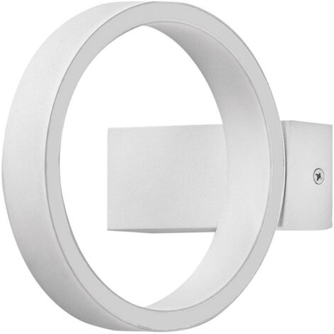 Lampada applique parete led 3000k 7watt colore bianco rossini ens001b