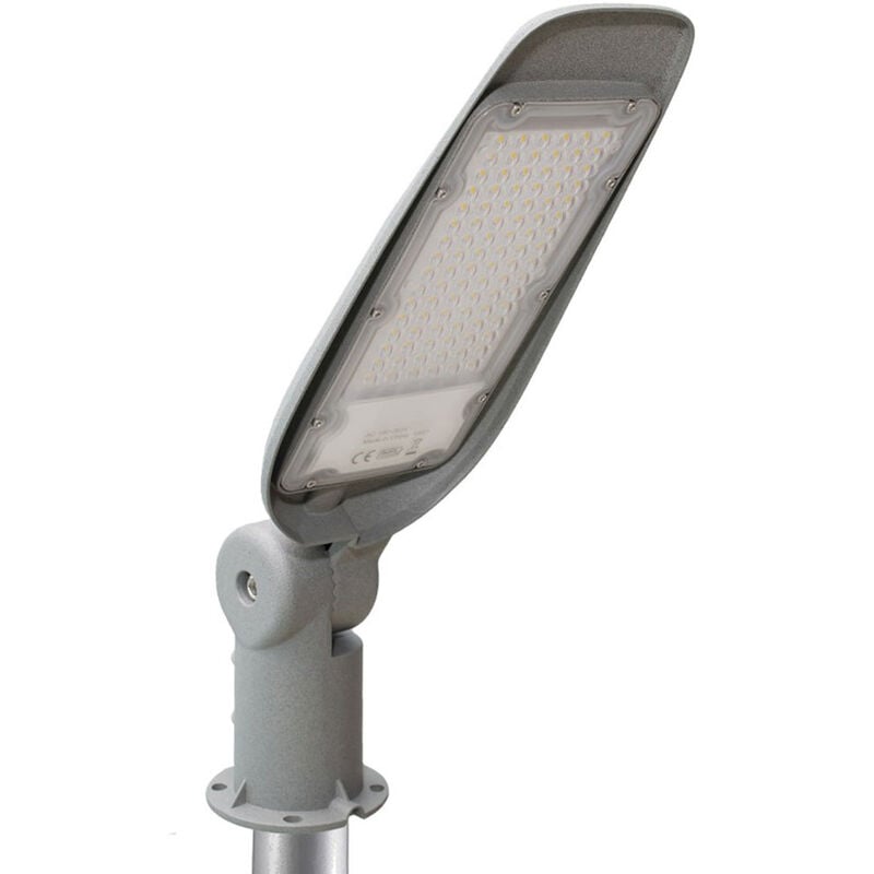 Image of Lampada armatura stradale inclinabile led lampione stradale faro esterno 150 watt luce bianca fredda 6500K IP65