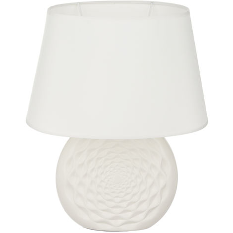 Brandani Lampada Da Terra.Lampada Avorio Brandani In Ceramica Da 28x35 5x20 Cm Bianco Brd004521noc