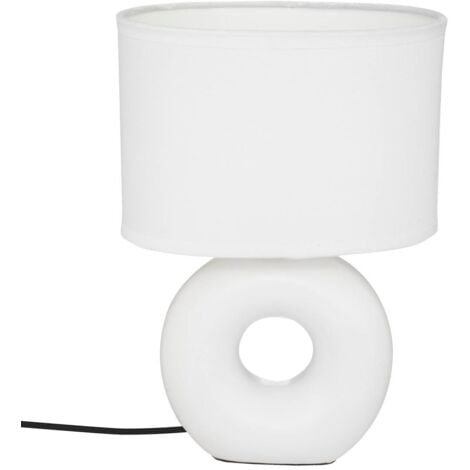 Lampada baru bianco opaco, ceramica h26cm - Atmosphera créateur d'intérieur