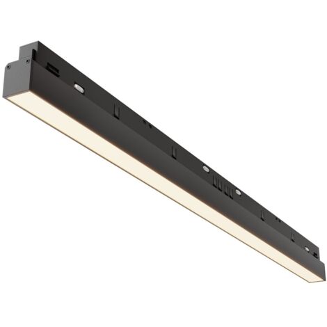 Lampada binario 1 fase lineare nera LED 24W 3000K Maytoni