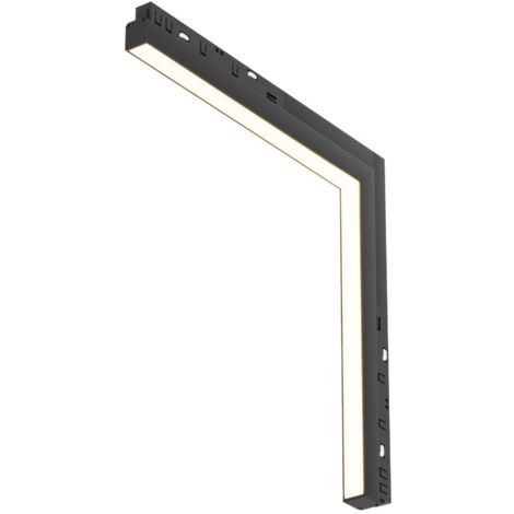 Lampada binario 1F nera parete LED24W 3000K BASIS Maytoni