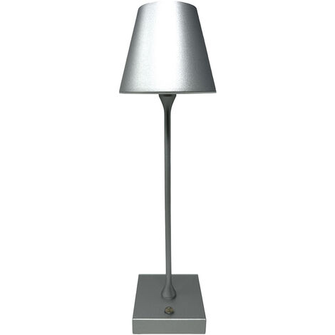 Lampada bistrot touch da tavolo a led ricaricabile usb 10 watt lume decorativo tripla colorazione di luce vari colori