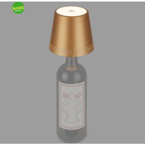 Lampada bottle Briloner USB ø10 10h. oro