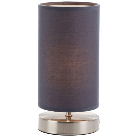 Lampada BRILLIANT Lampada da tavolo Clarie ferro/grigio  1x D45, E14, 40W, adatto per proiettori a caduta (non inclusi)  Scala da A ++ a E  Con interruttore a cavo