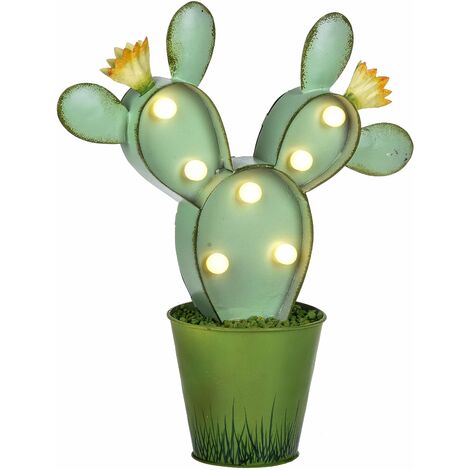 Lucide Illuminazione Lampada da giardino a LED dimmerabile a forma di  cactus dal design moderno collezione Cactus