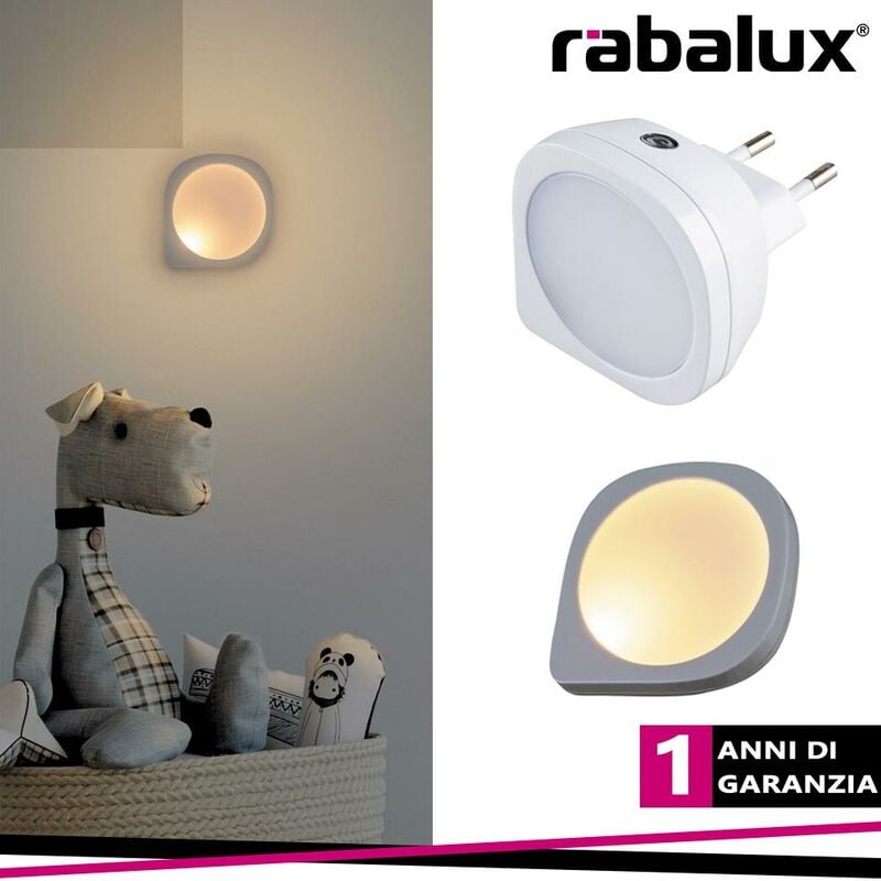 Image of Rabalux - billy, led night light with light detector sensor