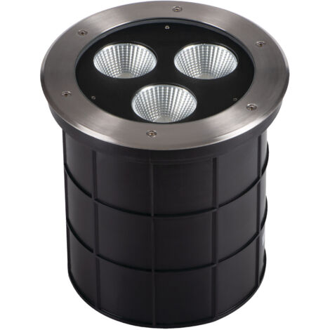 Lampada carrabile Kanlux Turro Ø26 nero/argento LED 45W