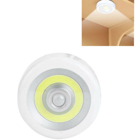LAMPADA COB LED DA ARMADIO LUCE DA PARETE NOTTURNA SENZA FILI BATTERIE TE-B0340