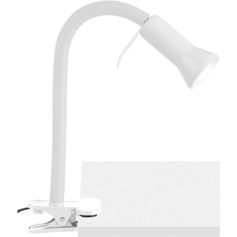Antony Lampada con morsetto Lampada a risparmio energetico E14 40 w Bianco - Brilliant