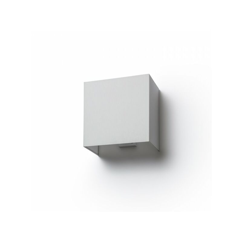 Image of Lampada con Paralume LOPE W 25/14 da parete Chintz grigio chiaro/PVC bianco 230V E27 28W