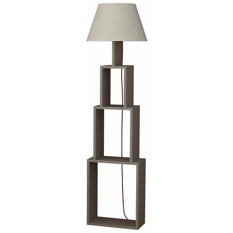 Lampada con ripiani a 3 scaffali H168 cm - Tower