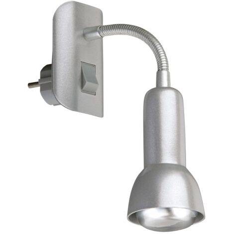 Lampada con spina Lampada con braccio flessibile 1xE14 25W Interruttore a bilanciere Titan Briloner