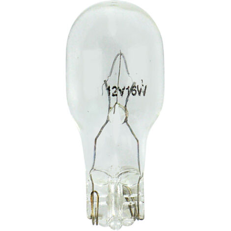 Lampada con zoccolo vetro w16w 16w w2,1x9,5d 2 pz d/blister