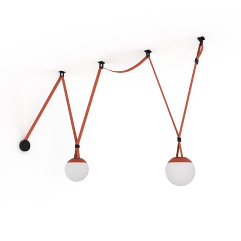 BARCELONA LED Lampada configurabile "Axia 5" - 2 lampade a sfera 12W + nastro