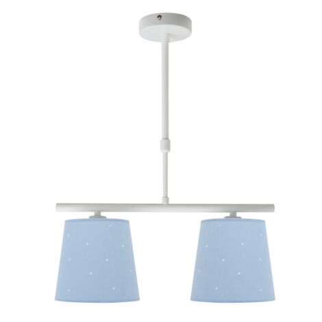 Lampada Coscienza 2xe14 azzurro regx39x16 cm