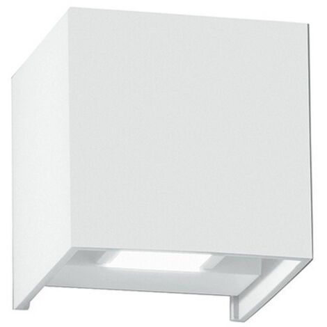LAMPADA CUBO APPLIQUE LED ALFA BIANCO 2X5W 738LM 4000K IP54