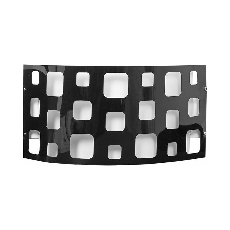 Lampada da applique moderna mallow nero - Nero