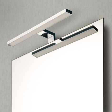 Lampada da bagno a LED CITY 30 cm installabile su specchio