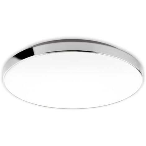 Lampada da bagno Lampada da bagno IP44 4000K Ø35,5cm 1700lm 18W bianco-cromo Briloner