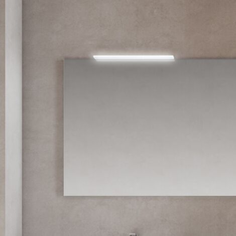 Lampada da bagno LED Vittoria 40 cm  installabile su specchio finitura cromo